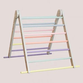 Triângulo De Aprendizagem Em Madeira Pyqer Colors Kids Multicor Soft - Sklum