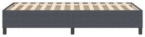 Cama Box Spring vidaXL Cinza Escuro 90x200 cm em Tecido Corduroy