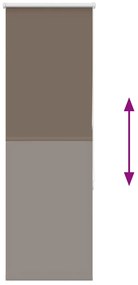 Persiana de enrolar 40x175 cm largura tecido 35,7 cm poliéster