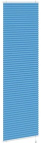 Plissado Cego Azul 55x200 cm Largura Tecido 54,4 cm Poliéster