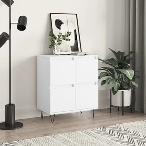 vidaXL Aparador 60x35x70 cm derivados de madeira branco