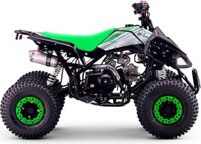 Mini moto 4 gasolina para crianças de 110cc Automática Roan Pantera R7 C/ Marcha atras e Limitador Verde