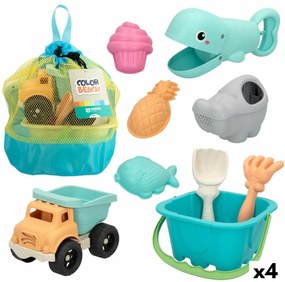 Conjunto de Brinquedos de Praia Colorbaby 19,5 X 10 X 19,5 cm (4 Unidades)