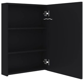 Armário espelhado para casa de banho com LED 50x13x70 cm