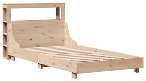 Cama sem colchão 90x200 cm madeira de pinho maciça