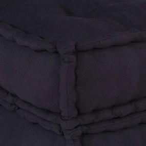 Puff Modular 2 Peças em Tecido Antracite
