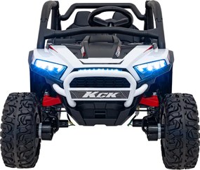 Buggy elétrico para Crianças 24V, 4x4  Buggy 4x4 KCK Rodas de espuma EVA Branco