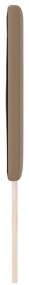 Cabeceira vidaXL Design Simples Cappuccino 180 cm em Couro Sintético