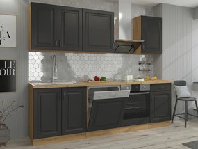 Conjunto de cozinha modular Retro Grey 150