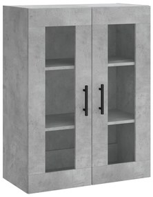 Armário alto 69,5x34x180 cm derivados de madeira cinza cimento