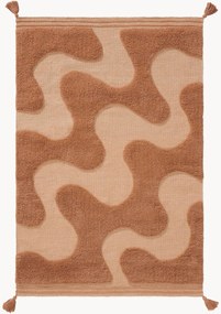 Tapete em algodão artesanal com relevo Muriel