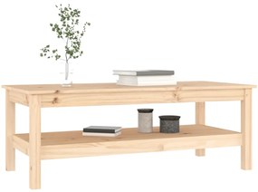 Mesa de centro 110x50x40 cm pinho maciço