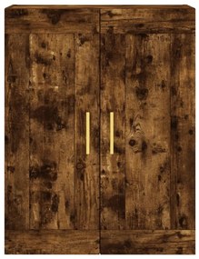 Armário alto 69,5x34x180 cm madeira processada carvalho fumado