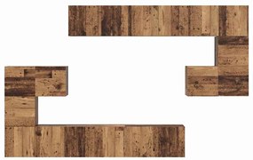 Conjunto de móvel de TV com prateleira Outros com armazenamento 10 pcs