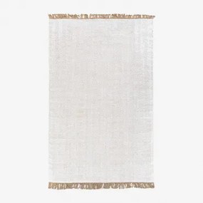 Alfombra De Exterior Retangular 200x300 Cm Em Polietileno E Juta Maxandra Cores Naturais - Sklum