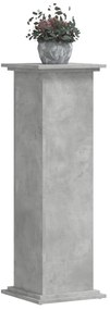 Suporte p/ plantas 33x33x100 cm derivados madeira cinza cimento