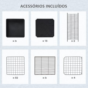 Recinto Metálico para Animais de Estimação DIY Recinto para Pequenos A