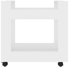 Trólei de secretária 60x45x60 cm derivados de madeira branco