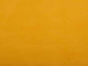 Mesa de cabeceira com 1 gaveta em veludo amarelo FLAYAT Beliani
