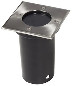 Iluminação para chão de exterior 12 pcs quadrado