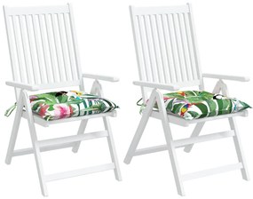 Almofadões p/ cadeira 2 pcs tecido oxford multicor