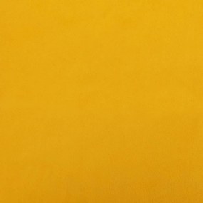 Bancos de bar 2 pcs veludo amarelo mostarda