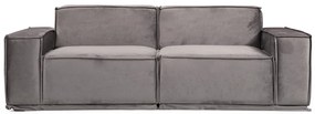Sofá de 2 Lugares Lego – Cinzento – 215x100x76 cm