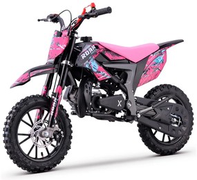 MINI MOTO PARA CRIANÇAS MiniCross Roan 709 gasolina 49cc 4.5CV ROSA