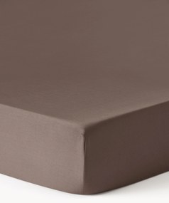 Lençol em cetim de algodão com elástico Comfort