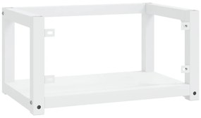 Estrutura de parede p/ lavatório ferro 59x38x31 cm branco