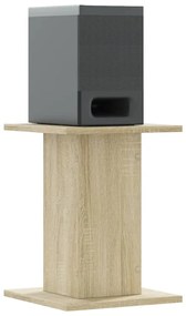 Suportes de colunas 2 pcs derivados madeira carvalho sonoma