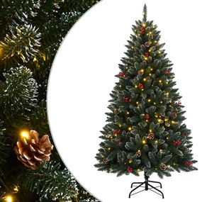 vidaXL Árvore de Natal artificial com 300 luzes LED 240 cm