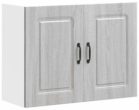 vidaXL Armário de parede de cozinha Kalmar sonoma cinzento