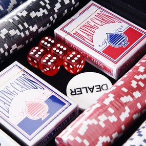 Conjunto de Fichas de Poker com Caixa de Alumínio
