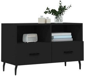 Móvel p/ TV 80x36x50 cm derivados de madeira preto