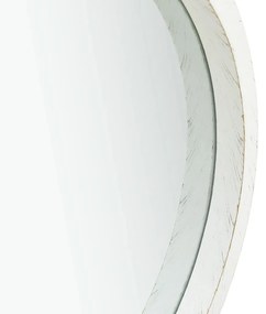 Espelho de parede com alça 40 cm branco