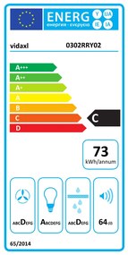 Exaustor de ilha suspenso ecrã tátil LCD 37 cm aço inoxidável