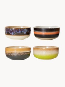 Taças artesanais 70's, conjunto de 4