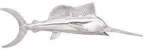 Peixe-Lanterna VidaXL Montado na Parede Prateado 91x8x26 cm em Alumíni