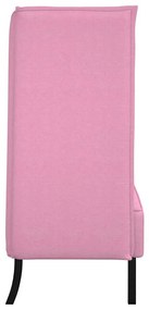 Sofá Alto Rosa 109x56x121 cm Tecido