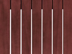 Mesa de centro em madeira de acácia vermelha escura 90 x 75 cm TIMOR II Beliani