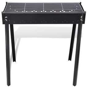 Barbecue carvão 75 x 28 cm de pé / Quadrado