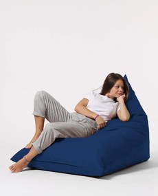 Pufe de Jardim Pyramid Big Bed – Azul Escuro – 145x35x90 cm | Tribo Ho