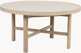 Mesa de centro redonda em madeira de carvalho Marsden, Ø 90 cm