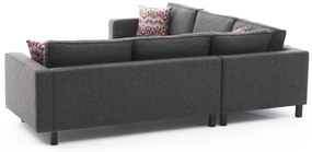 Sofá de Canto Kale – Antracite – 258x83x258 cm