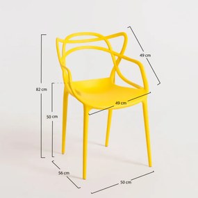 Cadeira Korme - Amarelo