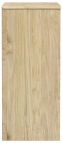 Cómoda SAUDA 76,5x39x91 cm madeira de pinho maciça cor carvalho
