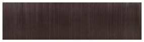 Divisória 165x600 cm bambu castanho-escuro