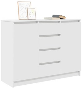 Aparador c/ gavetas 100,5x35x76 cm derivados de madeira branco
