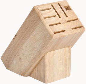 Bloco de facas em madeira de borracha Ordo